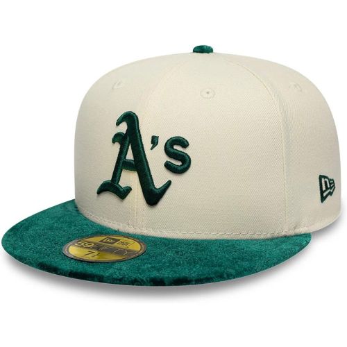 Casquette 59FIFTY Fitted Visière Paisley Athletics MLB Crème unisex - New Era Cap - Modalova