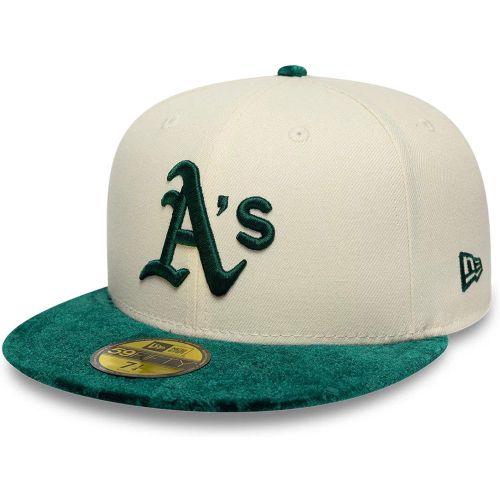 Casquette 59FIFTY Fitted Visière Paisley Athletics MLB Crème unisex - New Era Cap - Modalova