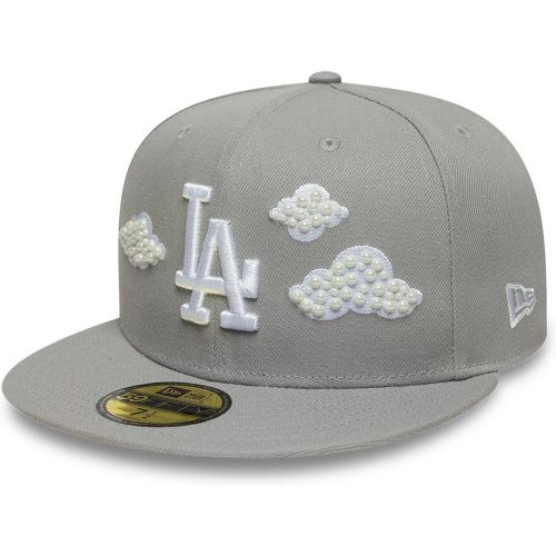 Casquette 59FIFTY Fitted Fausses Perles et Nuage LA Dodgers MLB Gris unisex - New Era Cap - Modalova