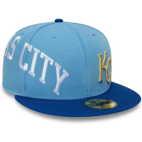 Casquette 59FIFTY Fitted Multi Logo Kansas City Royals MLB Bleu Pastel unisex - New Era Cap - Modalova