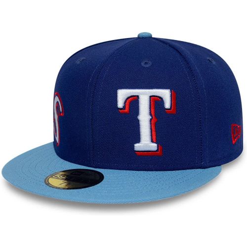 Casquette 59FIFTY Fitted Multi Logo Texas Rangers MLB Bleu Foncé unisex - New Era Cap - Modalova