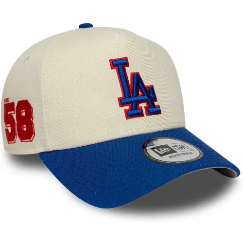 Casquette 9FORTY E-Frame Side Hit LA Dodgers MLB Crème unisex - New Era Cap - Modalova