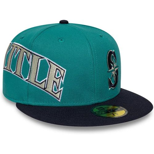 Casquette 59FIFTY Fitted Multi Logo Seattle Mariners MLB Vert unisex - New Era Cap - Modalova