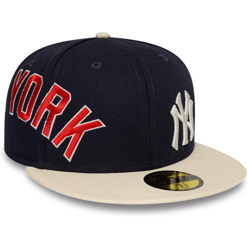 Casquette 59FIFTY Fitted Multi Logo New York Yankees MLB Bleu Marine unisex - New Era Cap - Modalova