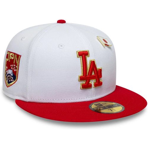 Casquette 59FIFTY Fitted Sister Cities LA Dodgers MLB Blanc unisex - New Era Cap - Modalova
