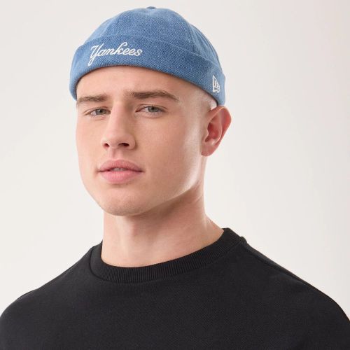 Casquette en Jean Skully New York Yankees Docker MLB Bleu Pastel unisex - New Era Cap - Modalova