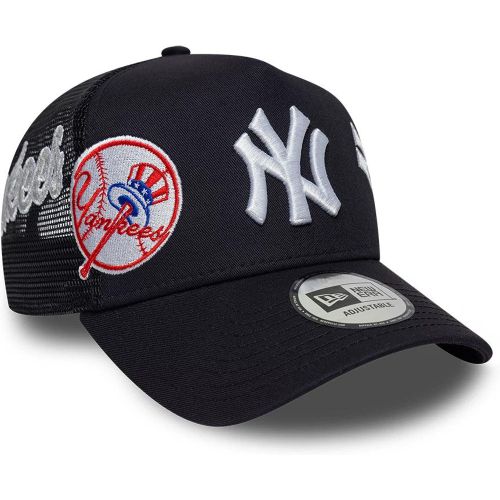 Casquette 9FORTY A-Frame Trucker Patch New York Yankees MLB Bleu unisex - New Era Cap - Modalova