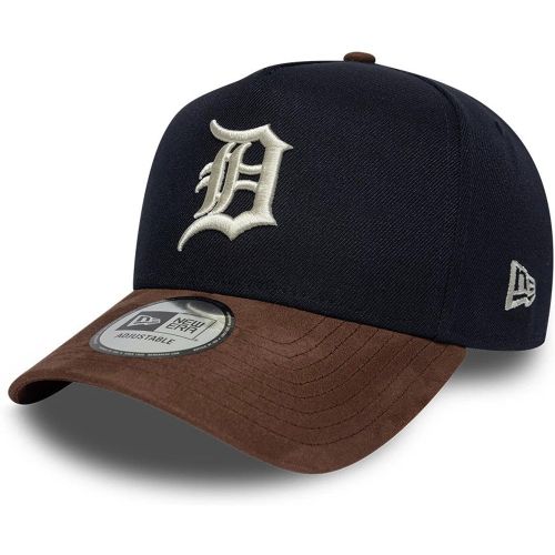 Casquette 9FORTY E-Frame Detroit Tigers MLB Suede Visor Bleu marine unisex - New Era Cap - Modalova