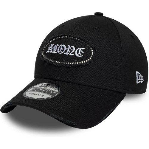 Casquette 9FORTY New Era Gem Patch Distress Noir unisex - New Era Cap - Modalova