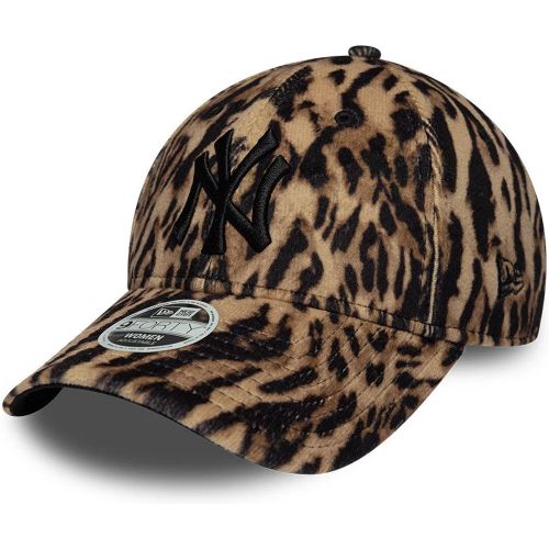 Casquette Femme 9FORTY New York Yankees MLB Ocelot Print Noir unisex - New Era Cap - Modalova