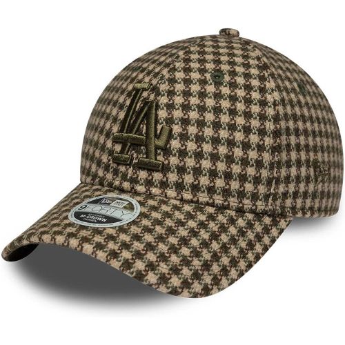 Casquette Femme 9FORTY M-Crown LA Dodgers MLB Houndstooth Vert unisex - New Era Cap - Modalova