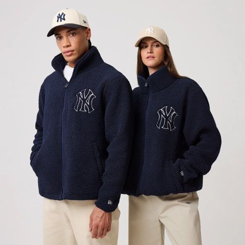 Veste Sherpa New York Yankees MLB Bleu Foncé unisex - New Era Cap - Modalova