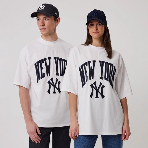 T-shirt Oversize New York Yankees MLB Arch Graphic Blanc unisex - New Era Cap - Modalova