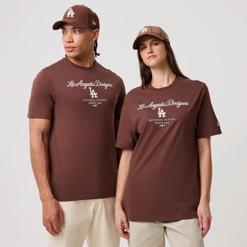 T-shirt LA Dodgers MLB Linear Marron unisex - New Era Cap - Modalova