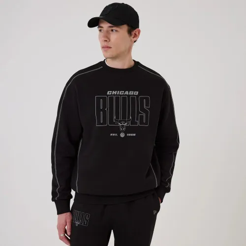 Pull Chicago Bulls NBA Graphic Noir unisex - New Era Cap - Modalova