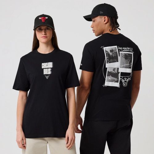 T-shirt Chicago Bulls NBA Graphic Noir unisex - New Era Cap - Modalova