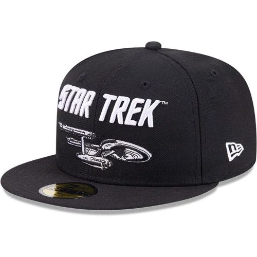 Casquette 59FIFTY Fitted Enterprise Star Trek Noir unisex - New Era Cap - Modalova