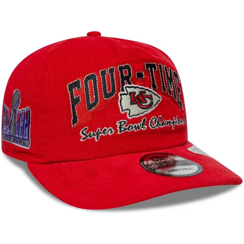 Casquette 19TWENTY Adjustable KC Chiefs Retro Dynasty Cord Rouge unisex - New Era Cap - Modalova