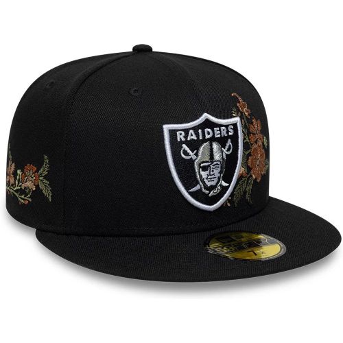 Casquette 59FIFTY Fitted Las Vegas Raiders NFL Floral Noir unisex - New Era Cap - Modalova