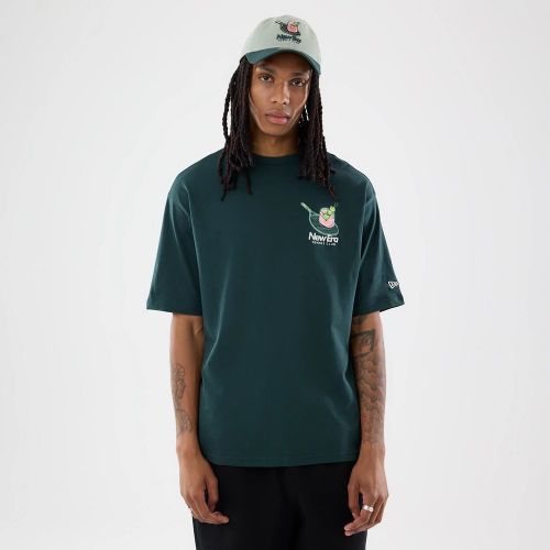 T-shirt Oversize New Era Tennis Graphic Vert foncé unisex - New Era Cap - Modalova