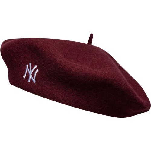 Béret New York Yankees MLB Wool Script Rouge foncé unisex - New Era Cap - Modalova