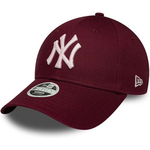 Casquette Femme 9FORTY New York Yankees MLB Metallic Rouge foncé unisex - New Era Cap - Modalova