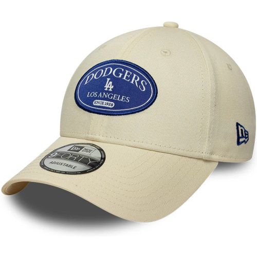 Casquette 9FORTY Adjustable LA Dodgers MLB Patch Crème unisex - New Era Cap - Modalova