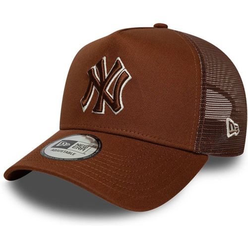 Casquette 9FORTY E-Frame Trucker New York Yankees MLB Outline Marron unisex - New Era Cap - Modalova