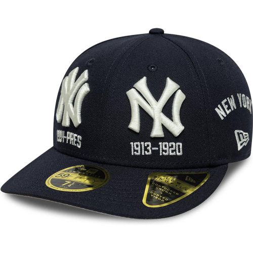 Casquette 59FIFTY Fitted Low Profile Yankees MLB Historic Bleu marine unisex - New Era Cap - Modalova