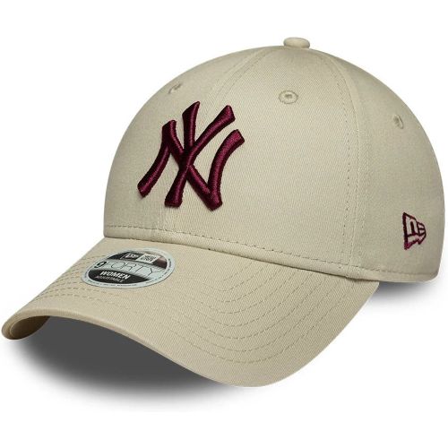 Casquette Femme 9FORTY New York Yankees MLB League Essential Crème unisex - New Era Cap - Modalova