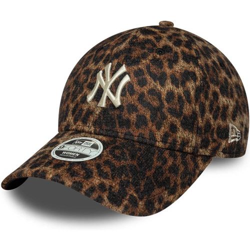 Casquette Femme 9FORTY New York Yankees MLB Cosy Leopard Marron unisex - New Era Cap - Modalova