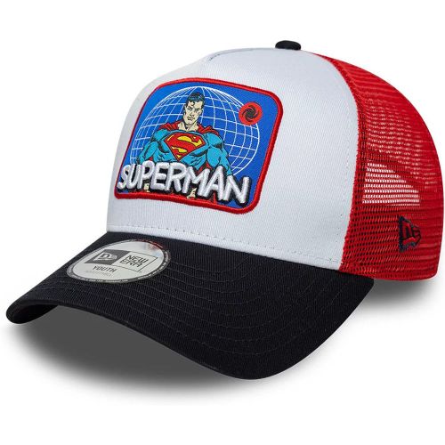 Casquette Enfant 9FORTY A-Frame Trucker Superman DC Patch Blanc unisex - New Era Cap - Modalova
