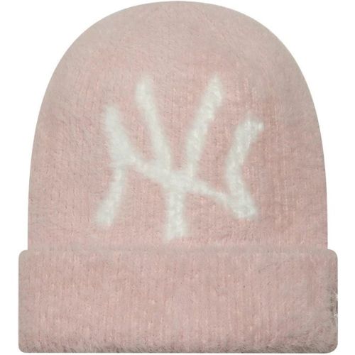 Bonnet Femme New York Yankees MLB Fluffy Mohair Rose Pastel unisex - New Era Cap - Modalova