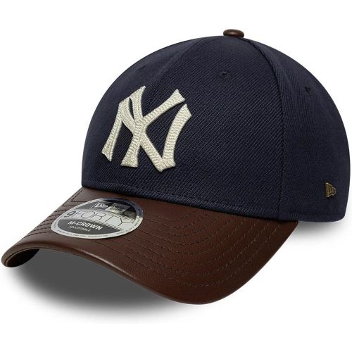 Casquette 9FORTY M-Crown New York Yankees MLB Visière Cuir Marron unisex - New Era Cap - Modalova