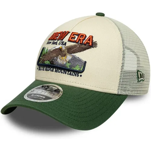 Casquette 9FORTY M-Crown A-Frame Trucker New Era Graphic Crème unisex - New Era Cap - Modalova