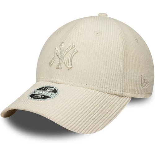 Casquette Femme 9FORTY New York Yankees MLB Cord Crème unisex - New Era Cap - Modalova