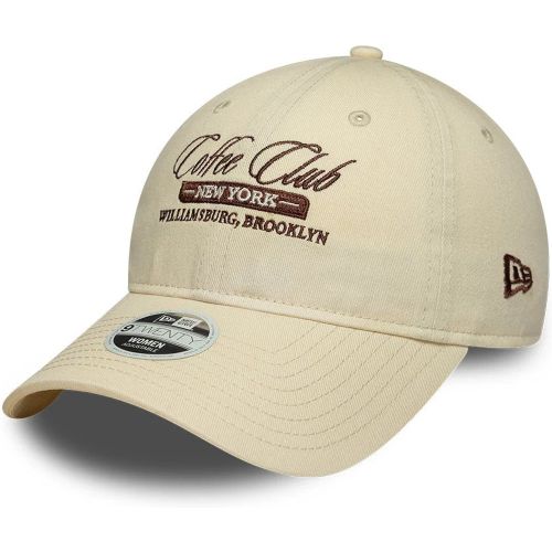 Casquette Femme 9TWENTY New Era Café Slogan Crème unisex - New Era Cap - Modalova