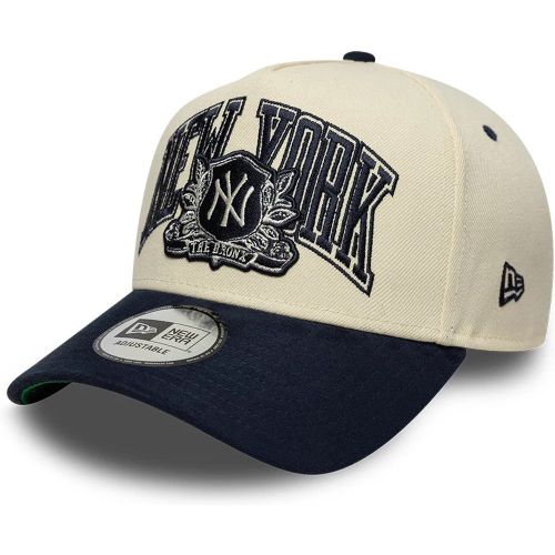 Casquette 9FORTY E-Frame New York Yankees MLB Suedine Crème unisex - New Era Cap - Modalova