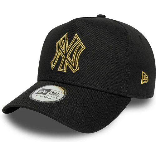 Casquette 9FORTY A-Frame New York Yankees MLB Metallic Outline Noir unisex - New Era Cap - Modalova