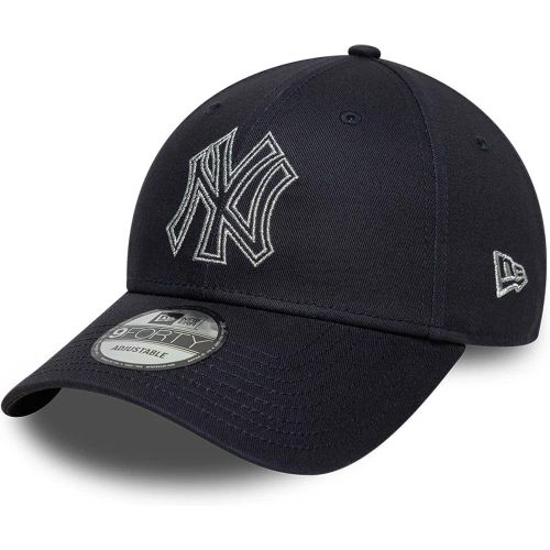 Casquette 9FORTY New York Yankees MLB Metallic Outline Bleu Marine unisex - New Era Cap - Modalova