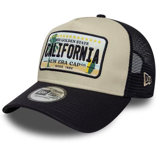 Casquette 9FORTY A-Frame Trucker New Era Licence Plate Bleu marine unisex - New Era Cap - Modalova