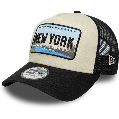 Casquette 9FORTY A-Frame Trucker New Era Licence Plate Noir unisex - New Era Cap - Modalova