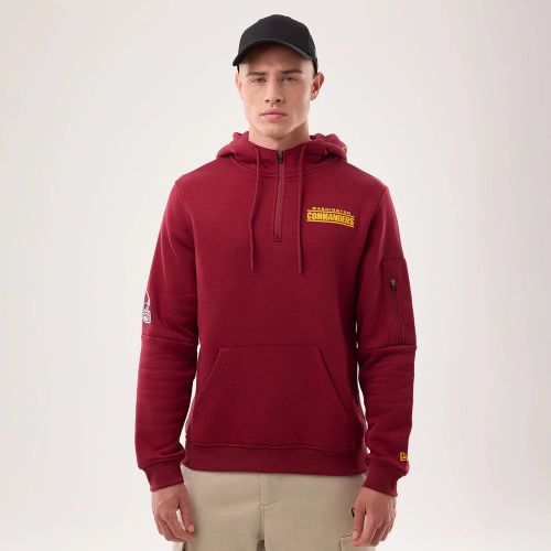 Sweat à Capuche Sideline 2026 Washington Commanders NFL Rouge Foncé unisex - New Era Cap - Modalova