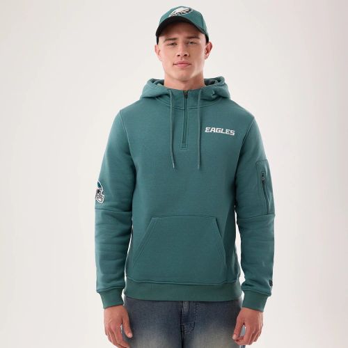 Sweat à Capuche Sideline 2026 Philadelphia Eagles NFL Vert Foncé unisex - New Era Cap - Modalova