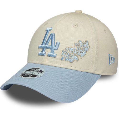 Casquette ajustable femme 9FORTY florale LA Dodgers MLB couleur crème unisex - New Era Cap - Modalova