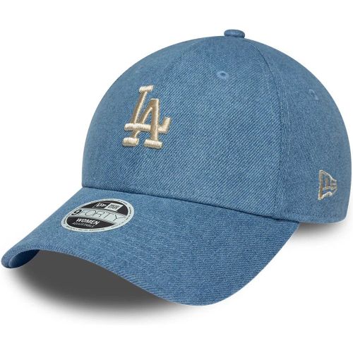 Casquette femme 9FORTY Bowback en jean LA Dodgers MLB bleu pastel unisex - New Era Cap - Modalova