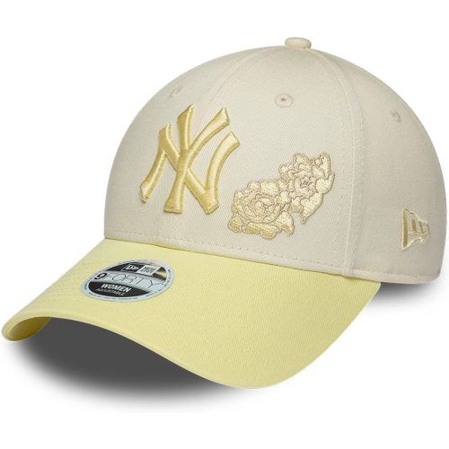 Casquette ajustable femme 9FORTY New York Yankees couleur crème unisex - New Era Cap - Modalova