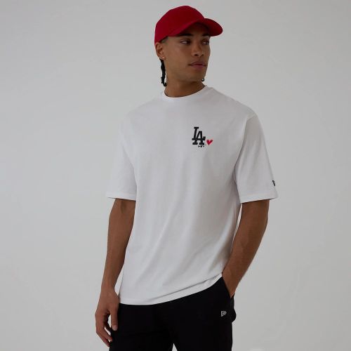 T-shirt LA Dodgers MLB Heart Graphic Blanc unisex - New Era Cap - Modalova