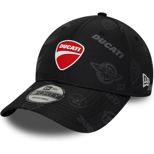 Casquette 9FORTY Adjustable Ducati Motor Logo All Over Print Noir unisex - New Era Cap - Modalova