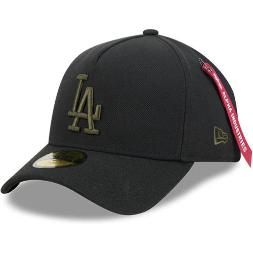 Casquette 59FIFTY Fitted A-Frame LA Dodgers MLB x Alpha Noir unisex - New Era Cap - Modalova